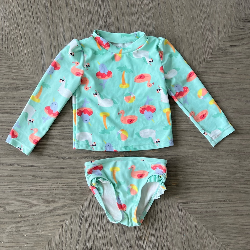 Toddler Girls Two Piece Swimsuit